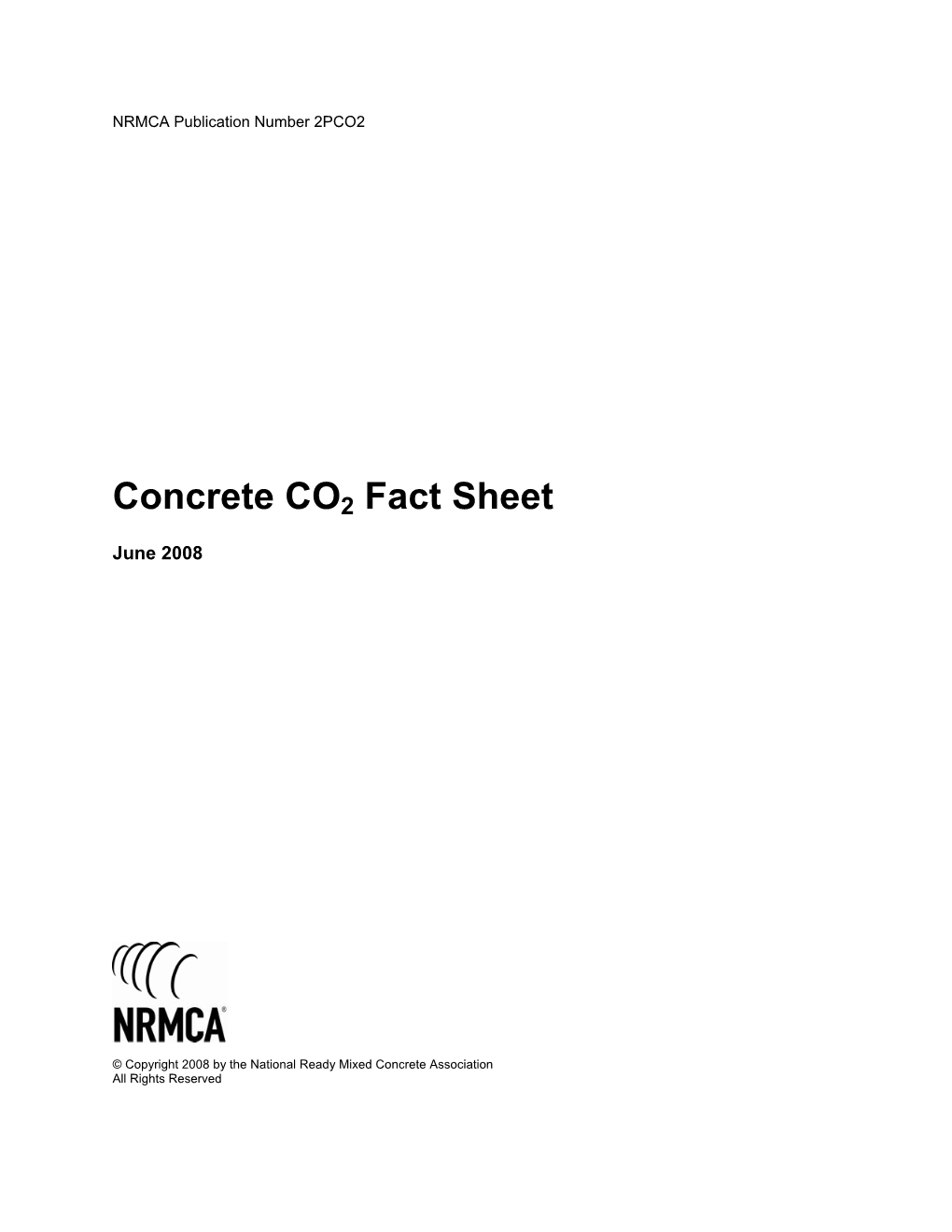 Concrete CO2 Fact Sheet