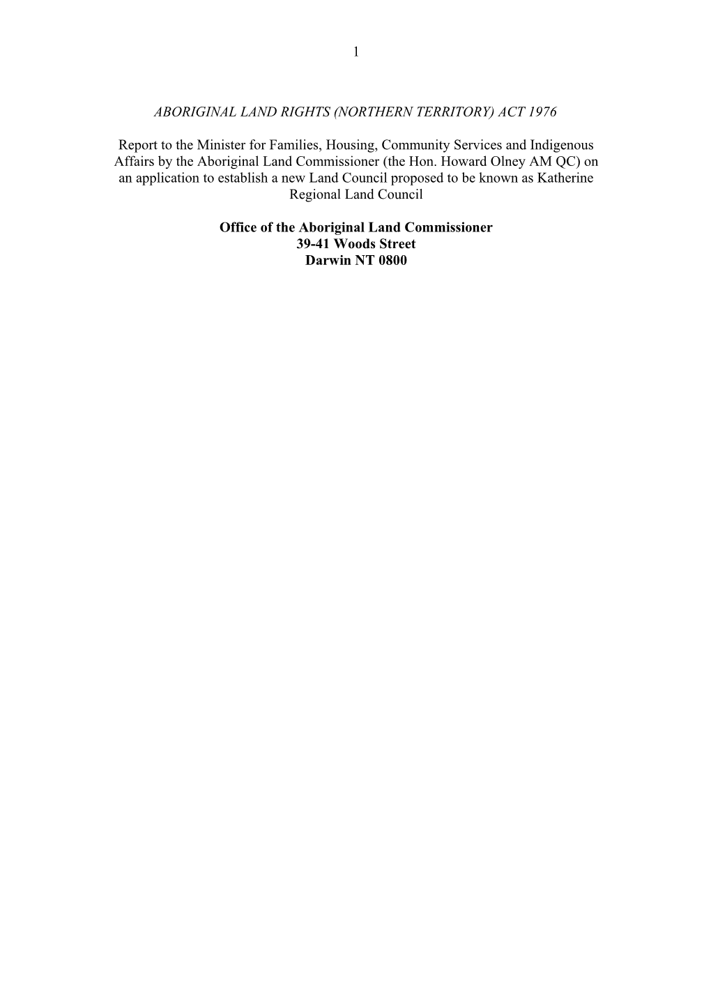 Aboriginal Land Rights (Northern Territory) Act 1976