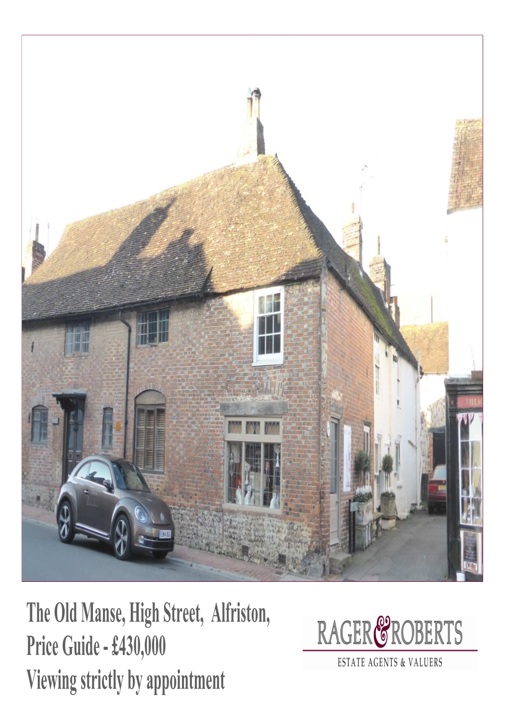 The Old Manse, High Street, Alfriston, Price Guide - £430,000