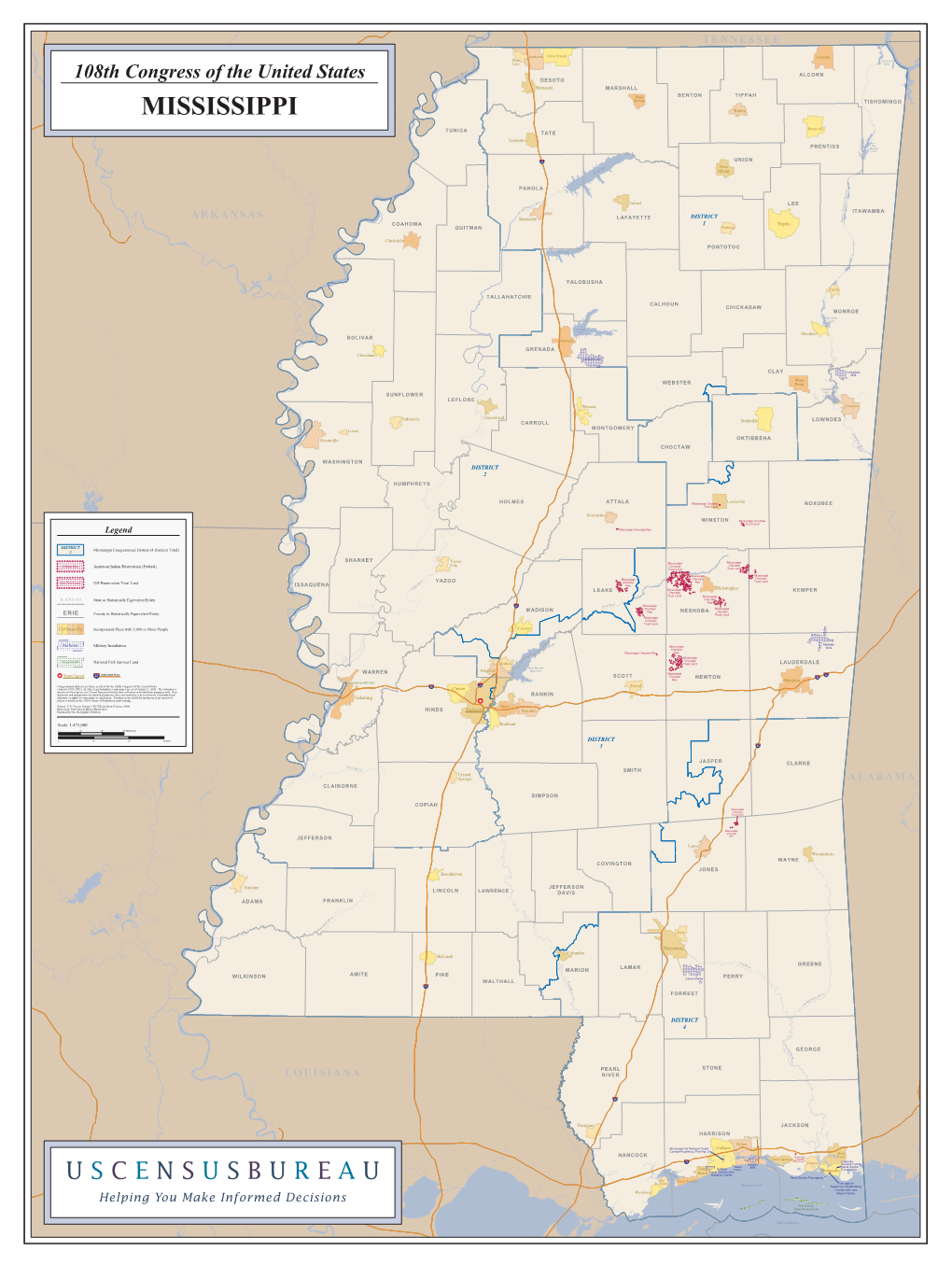 108Th Congress of the United States ALCORN DESOTO Mississippi River Hernando MARSHALL