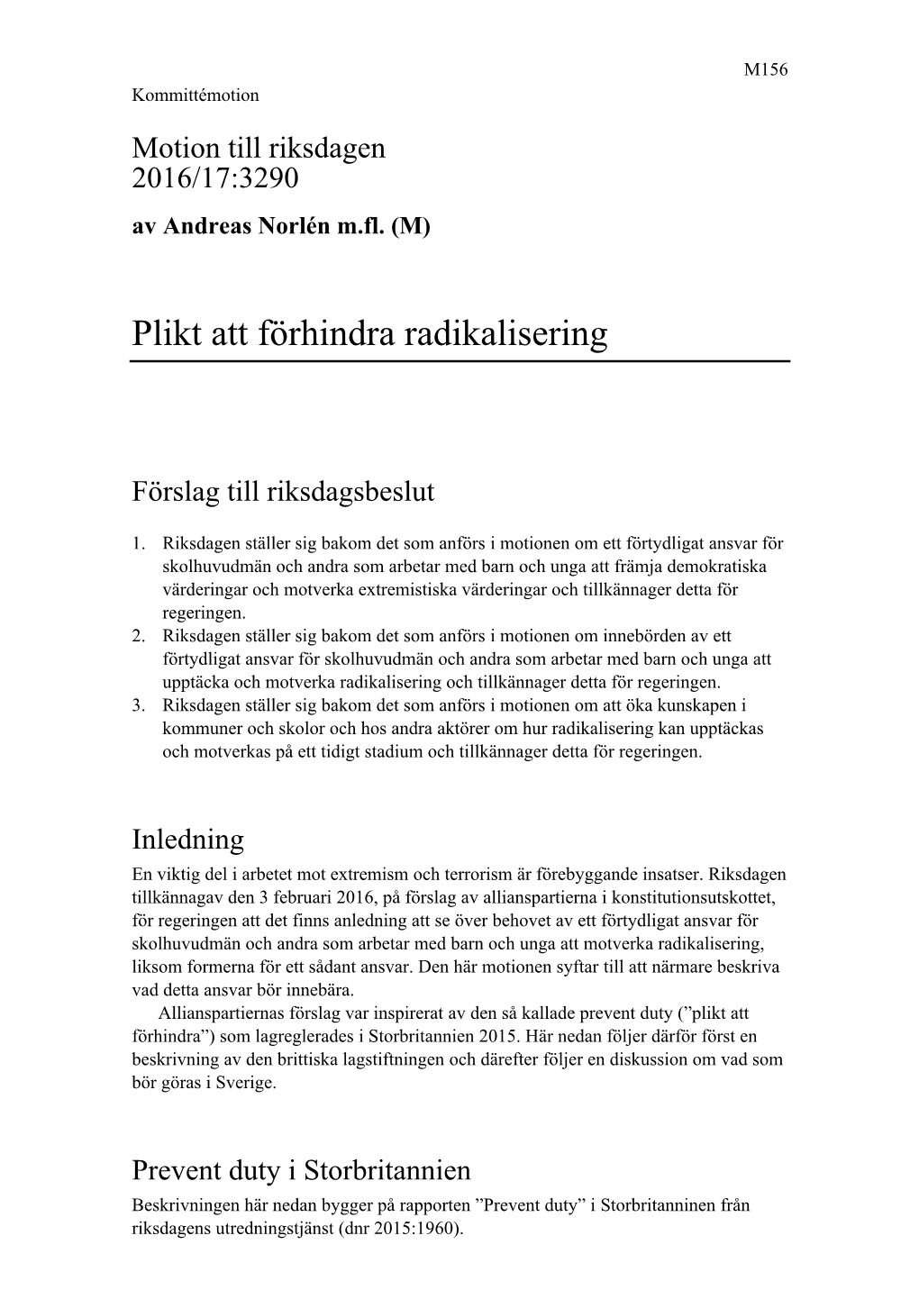 Plikt Att Förhindra Radikalisering