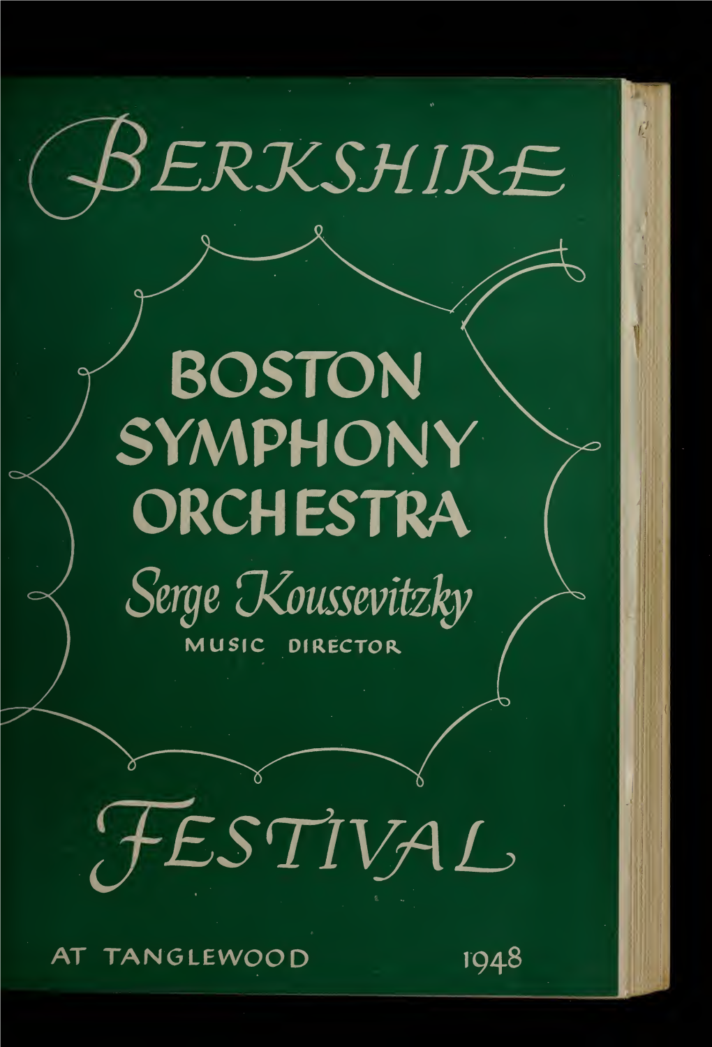 Boston Symphony Orchestra Concert Programs, Summer, 1947-1950