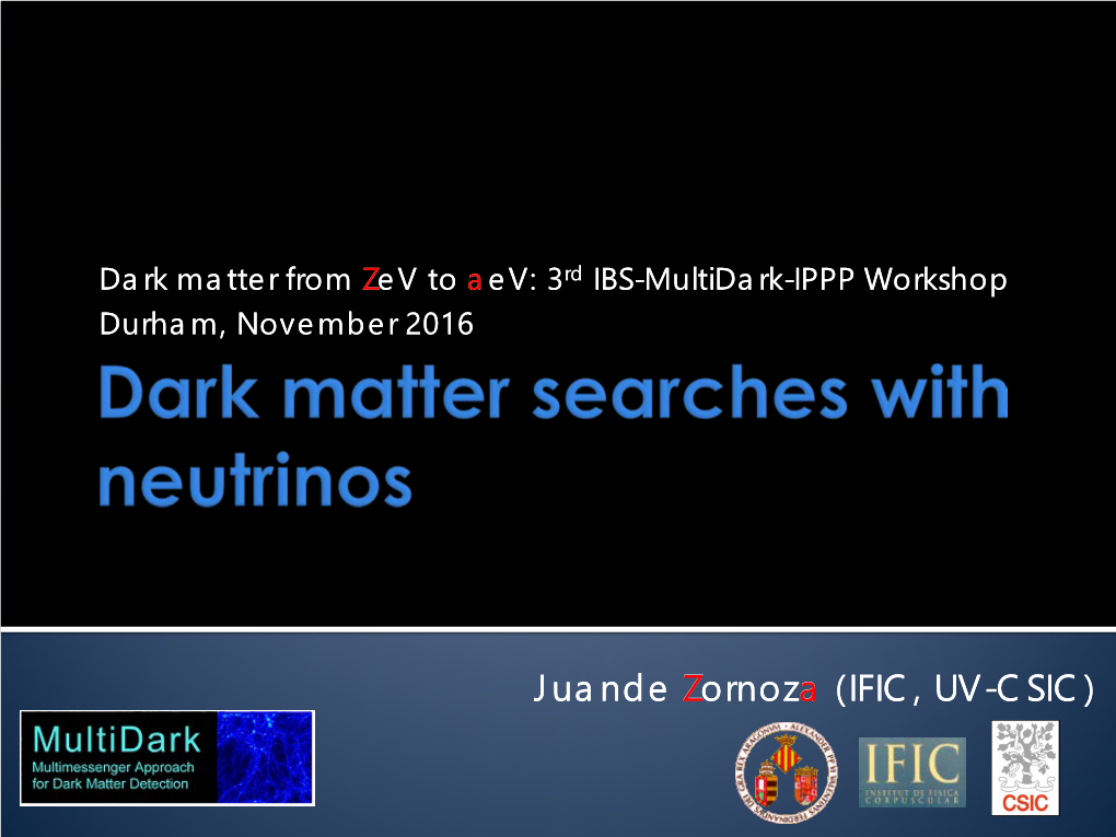 Dark Matter, Oscillations, Exotics Subgroup