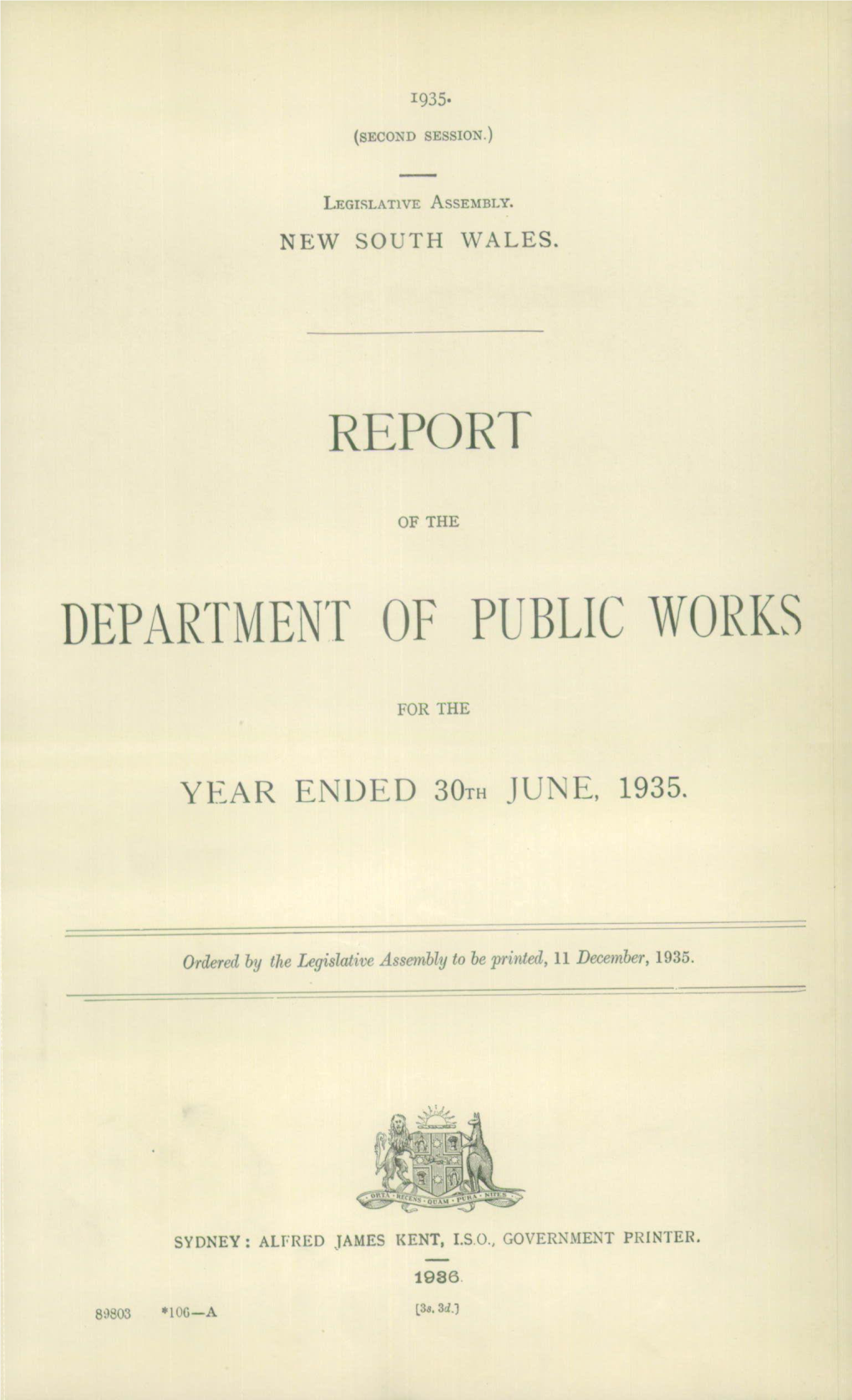 Department of Public Works