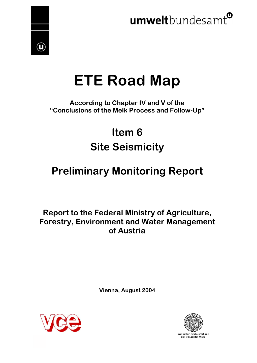 ETE Road Map