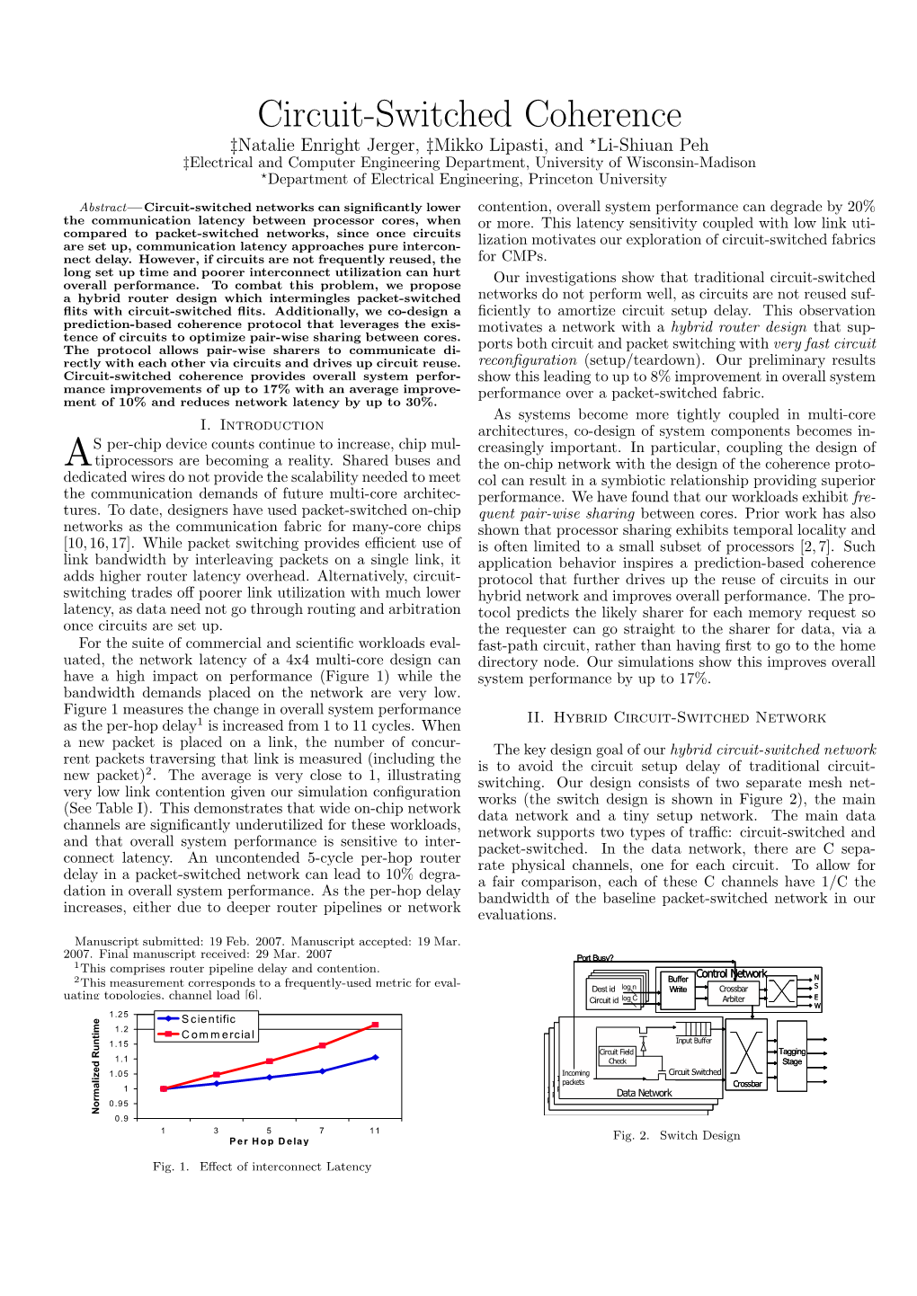 Circuit-Switched Coherence