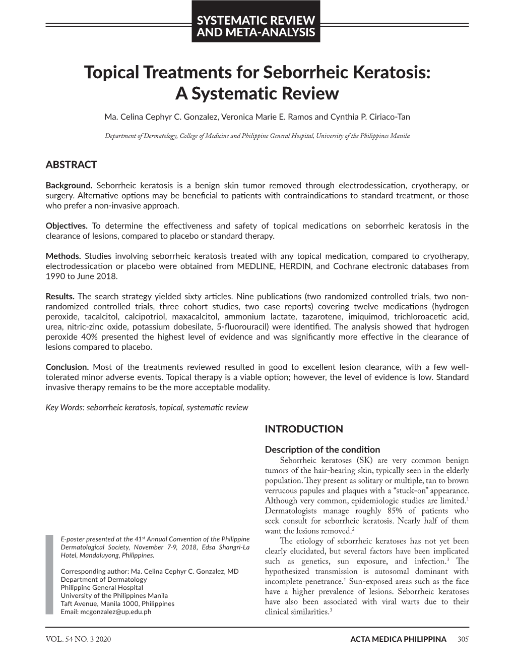 Topical Treatments for Seborrheic Keratosis: a Systematic Review