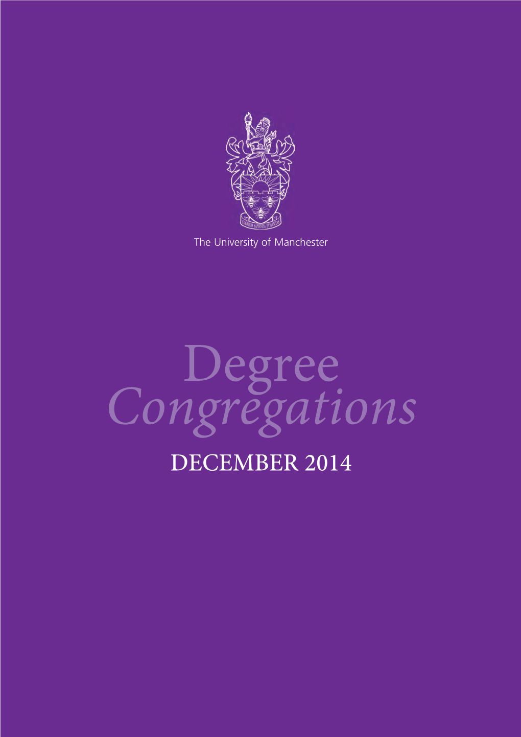 Degree Congregations