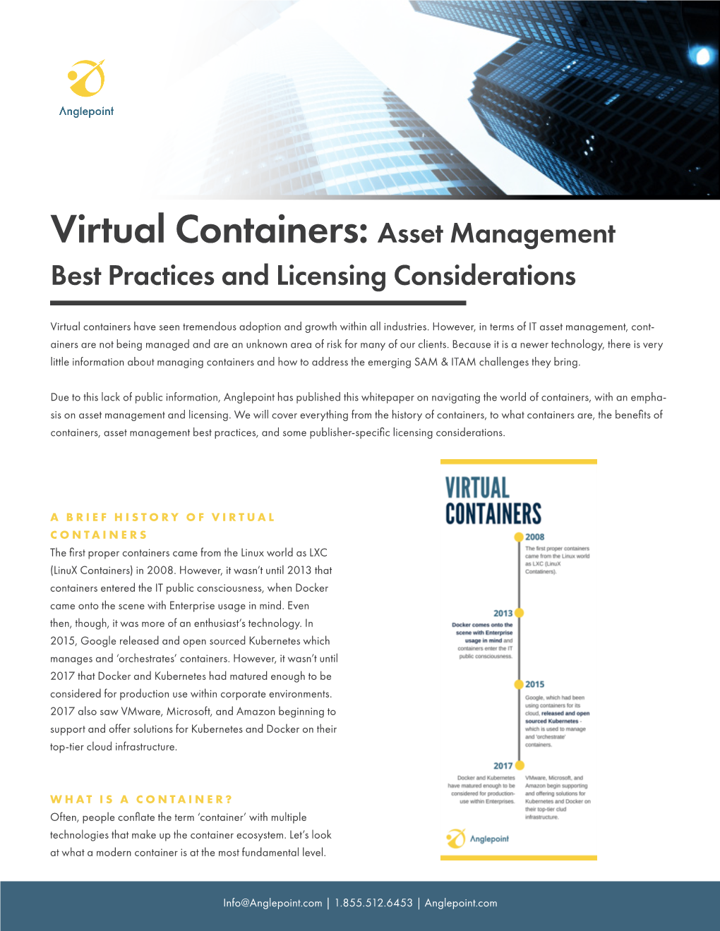 Virtual Containers: Asset Management Best Practices and Licensing Considerations