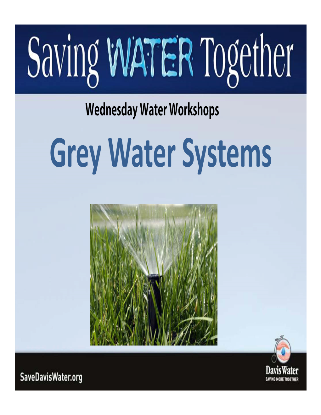 Grey Water Systems