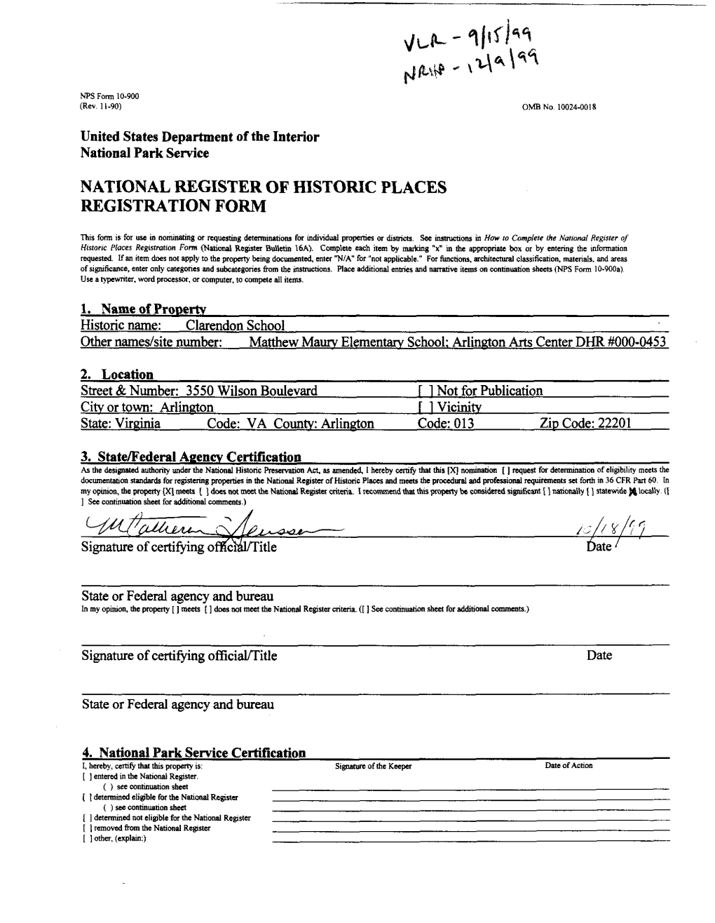 National Register of Historic Places Registration Form