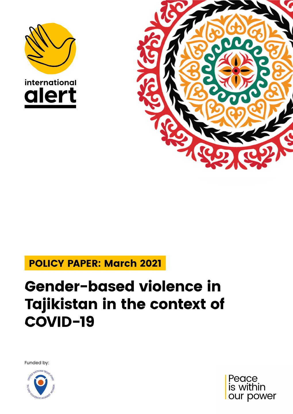 Gender-Based Violence in Tajikistan in the Context of COVID-19