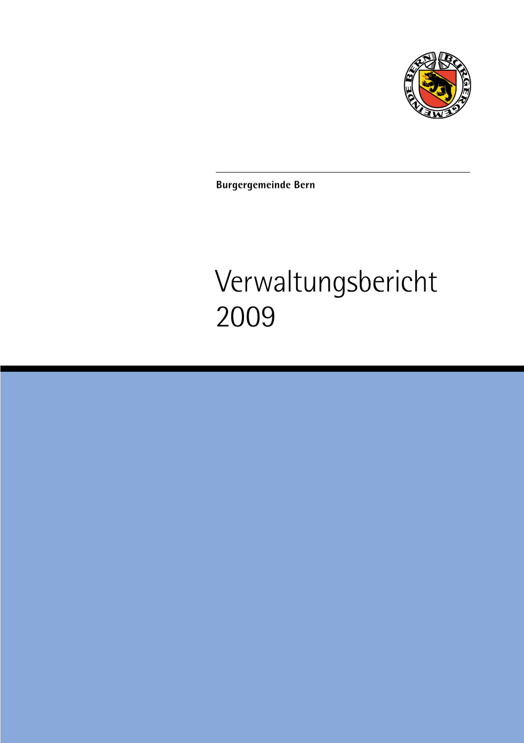 Verwaltungsbericht 2009