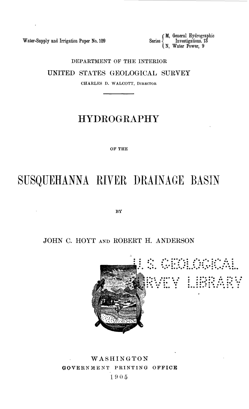 Susquehanna Riyer Drainage Basin