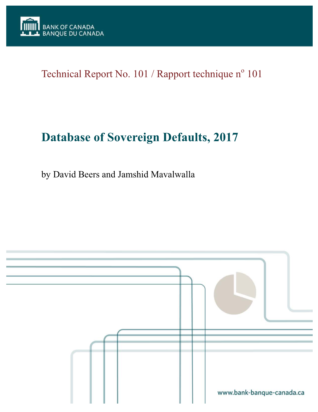 Database of Sovereign Defaults, 2017 by David Beers and Jamshid Mavalwalla