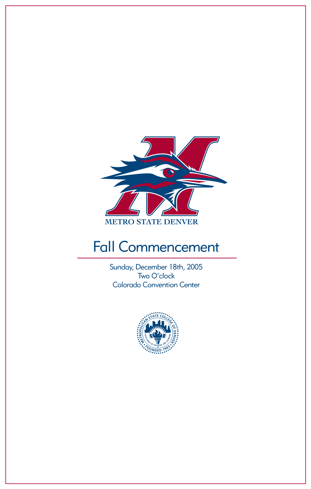 Fall Commencement