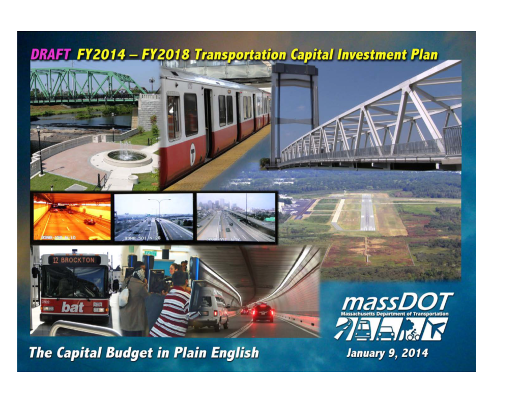 Draft – Massdot Capital Investment Plan 1
