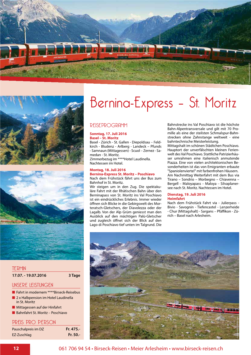 Bernina-Express – St. Moritz