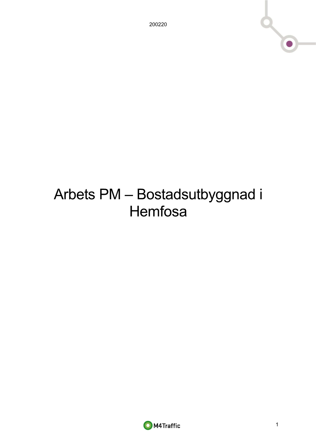 Bostadsutbyggnad I Hemfosa