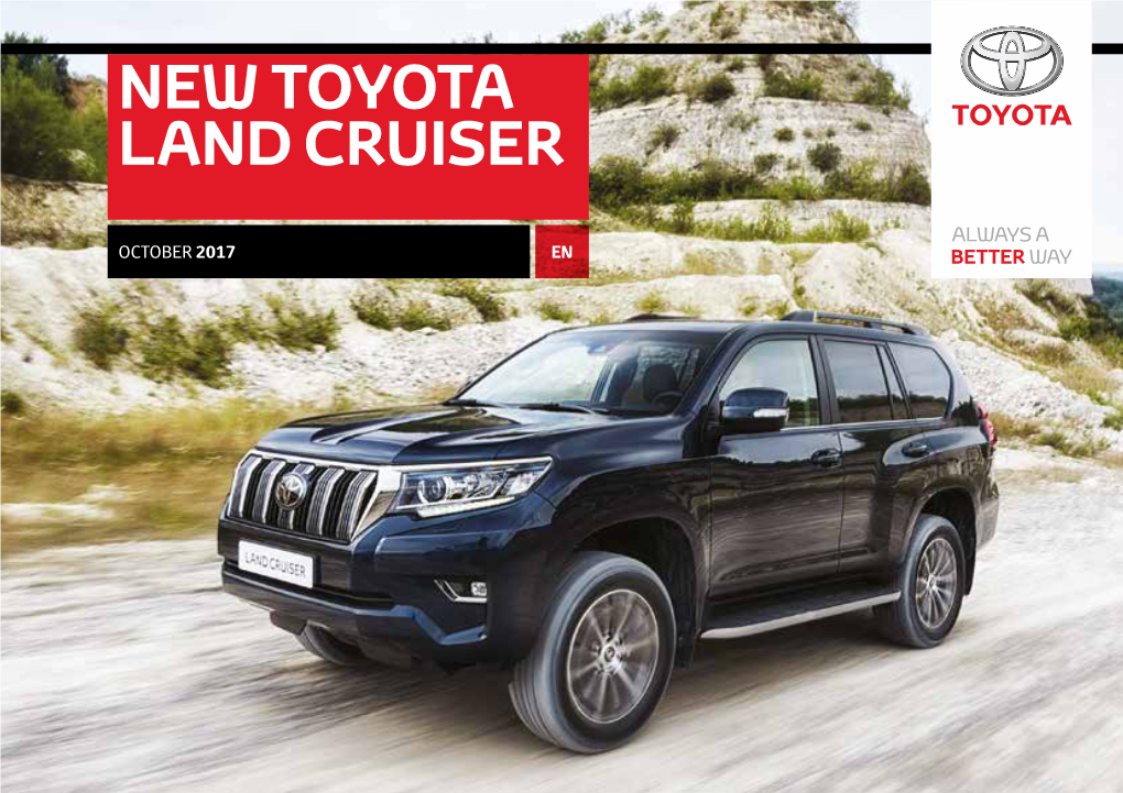 New Toyota Land Cruiser