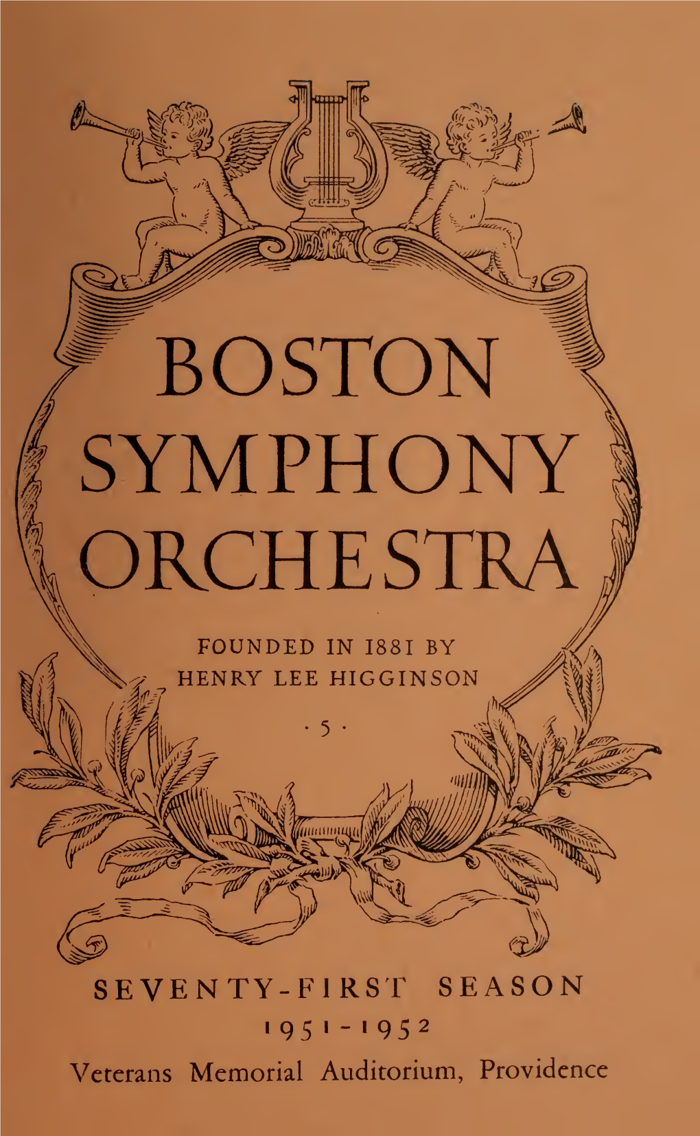 Boston Symphony Orchestra Concert Programs, Season 71, 1951