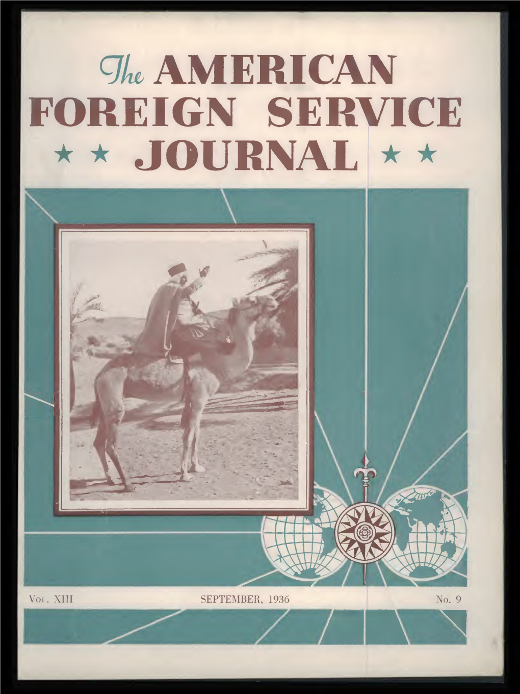 The Foreign Service Journal, September 1936