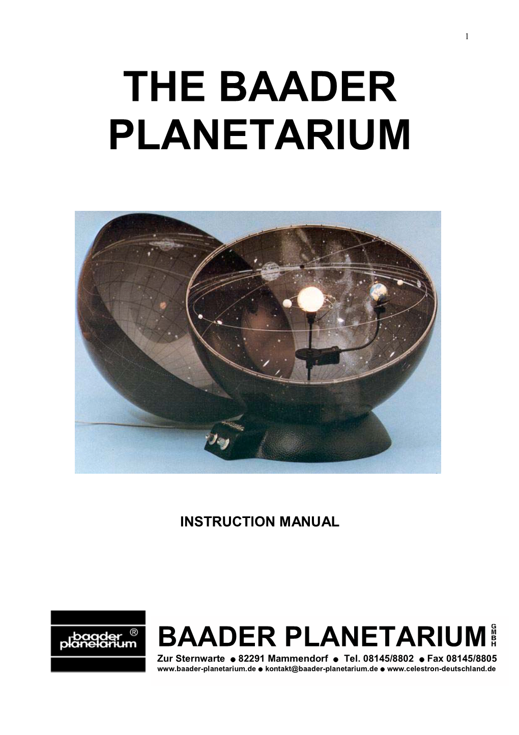 The Baader Planetarium