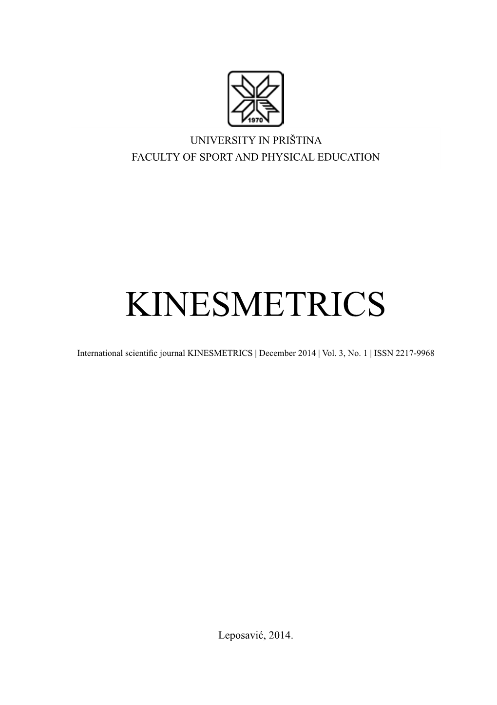 Kinesmetrics