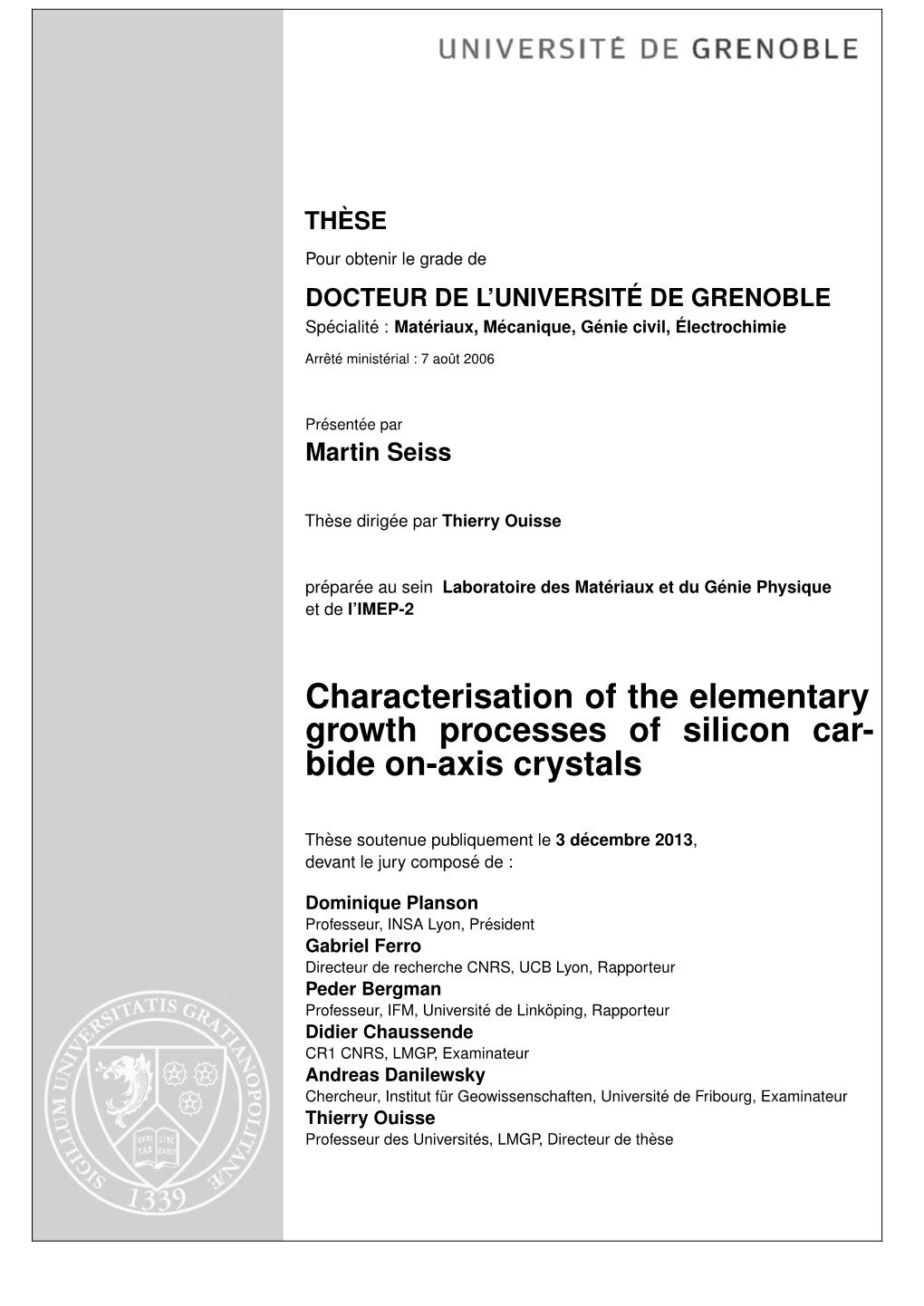Bide On-Axis Crystals