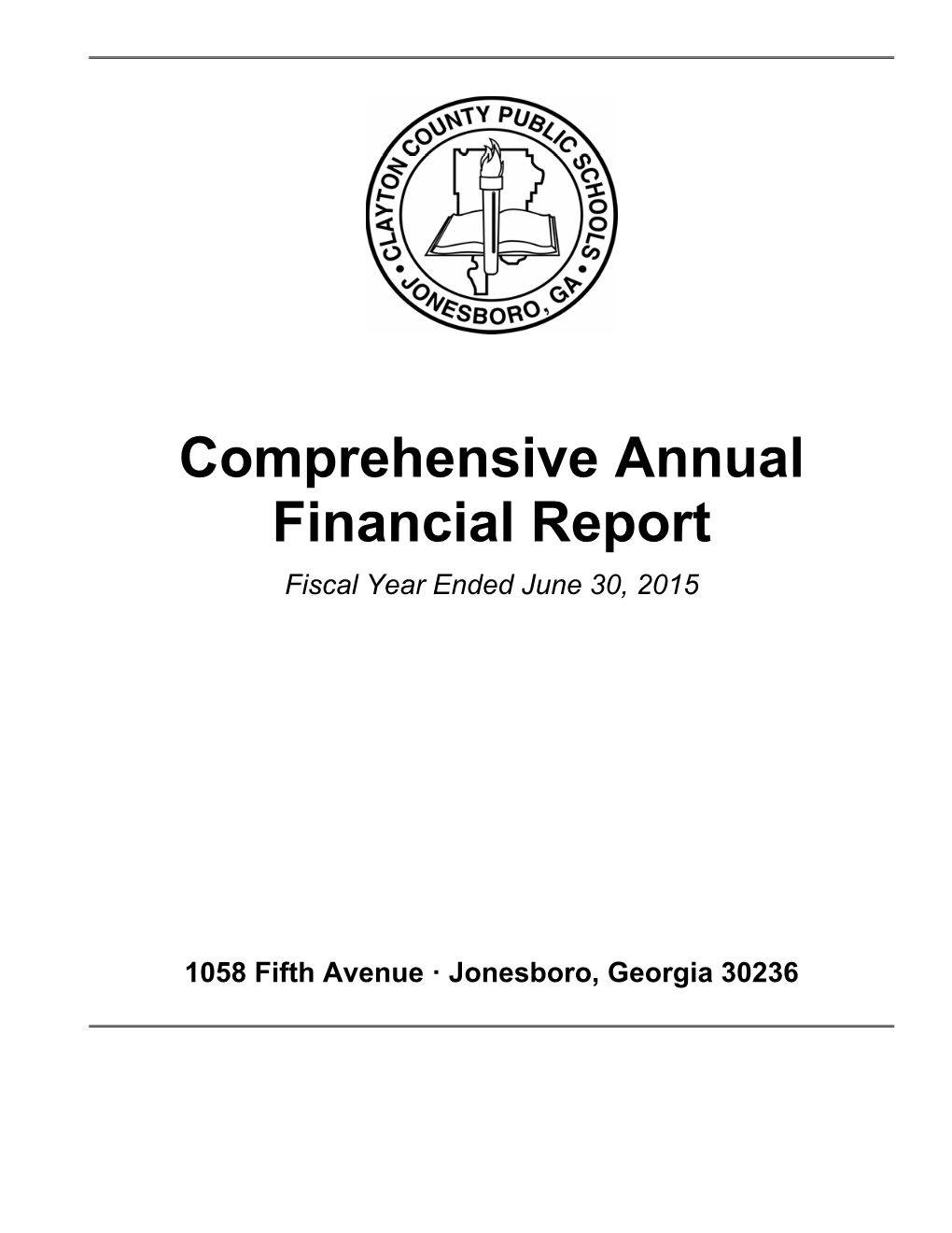 Comprehensive Annual Financial Report