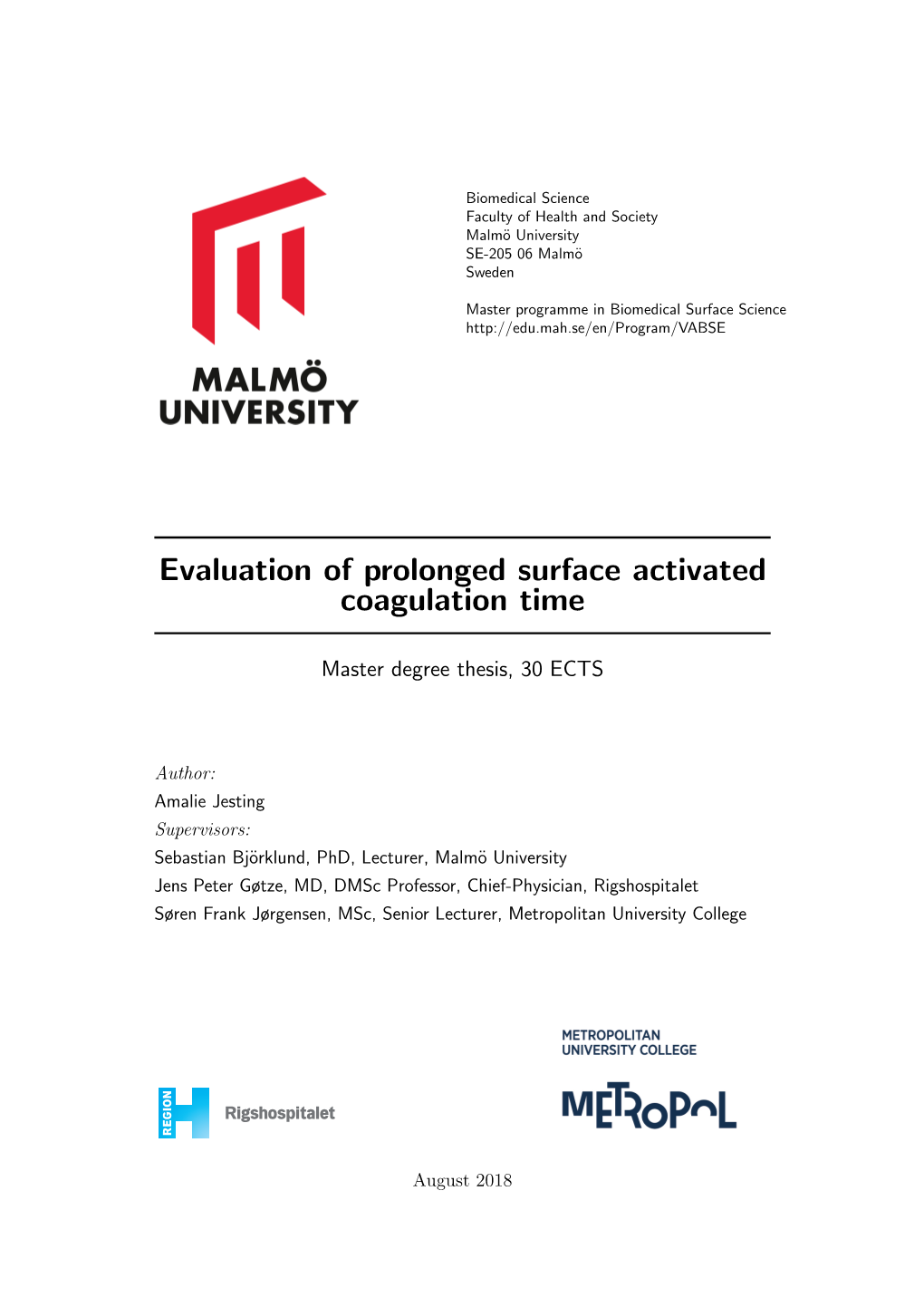 Evaluation of Prolonged Surface Activated Coagulation Time