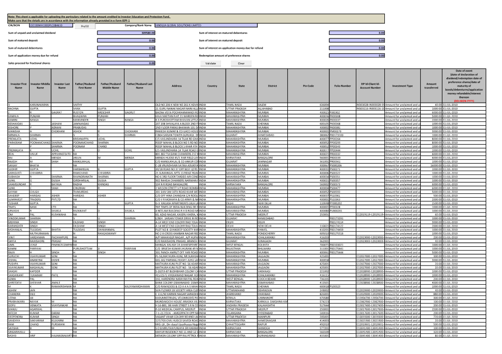 Prefill Validate Clear