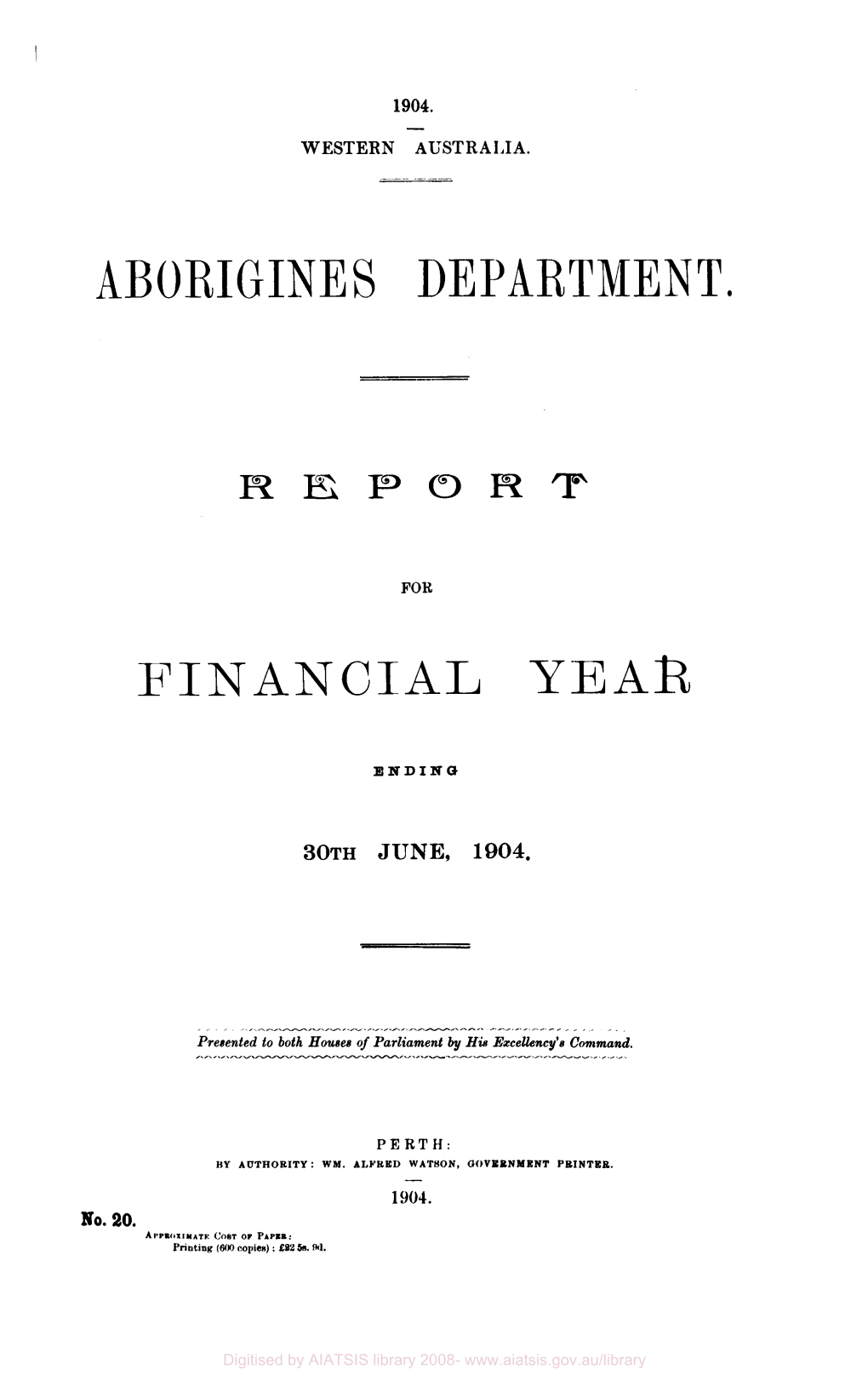 Aborigines Department