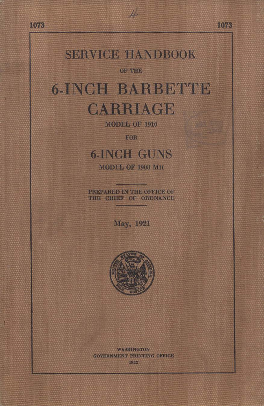 6-Ingh Barbette . Carriage Model of 1910
