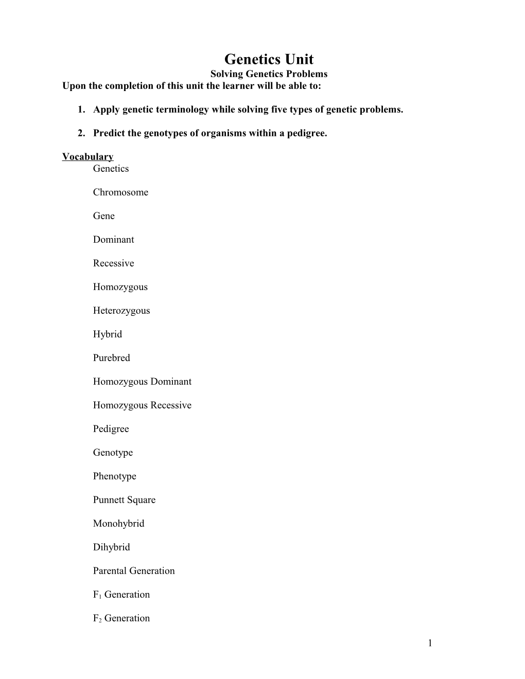 Sex Linked Traits Lecture