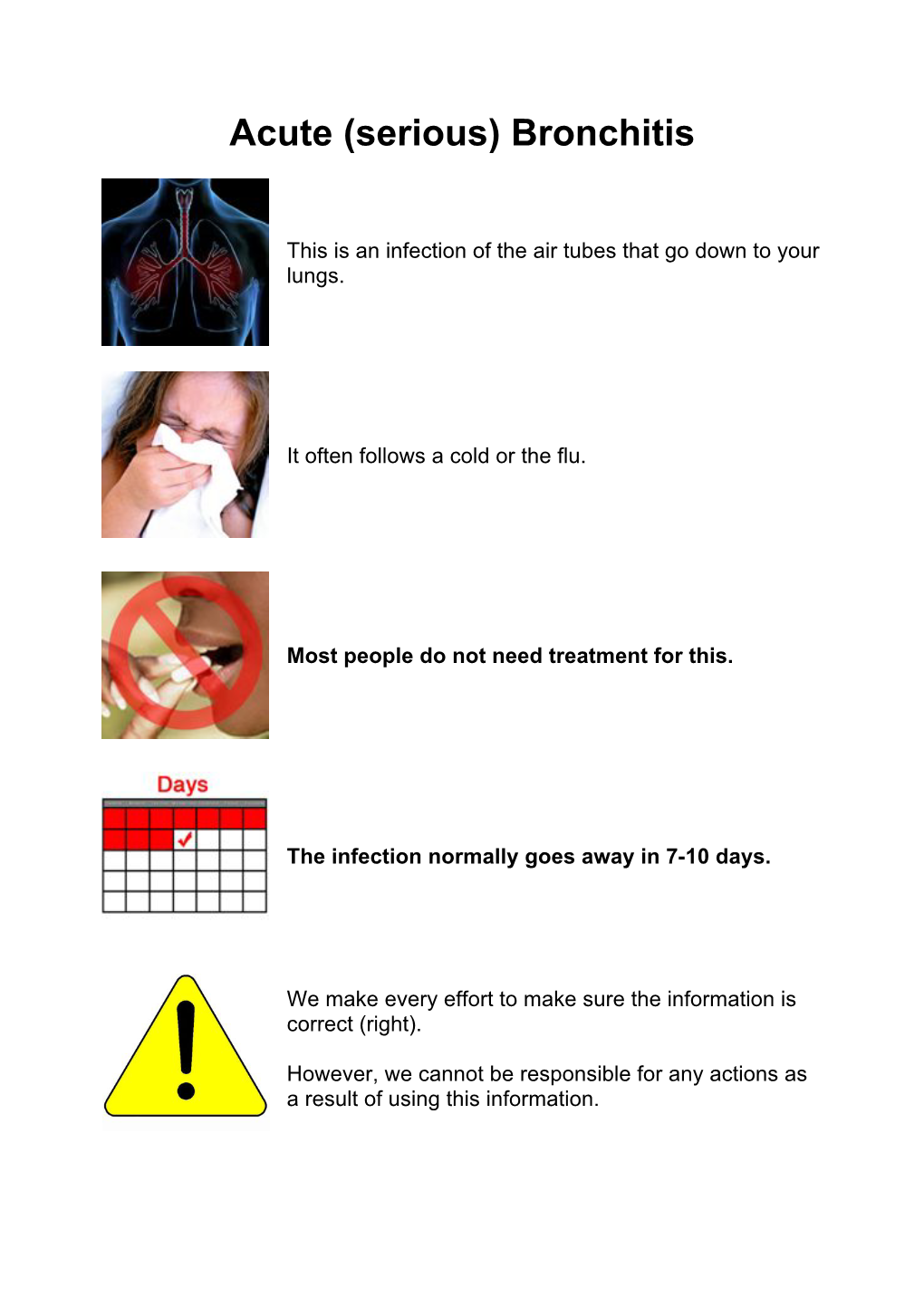 Acute (Serious) Bronchitis