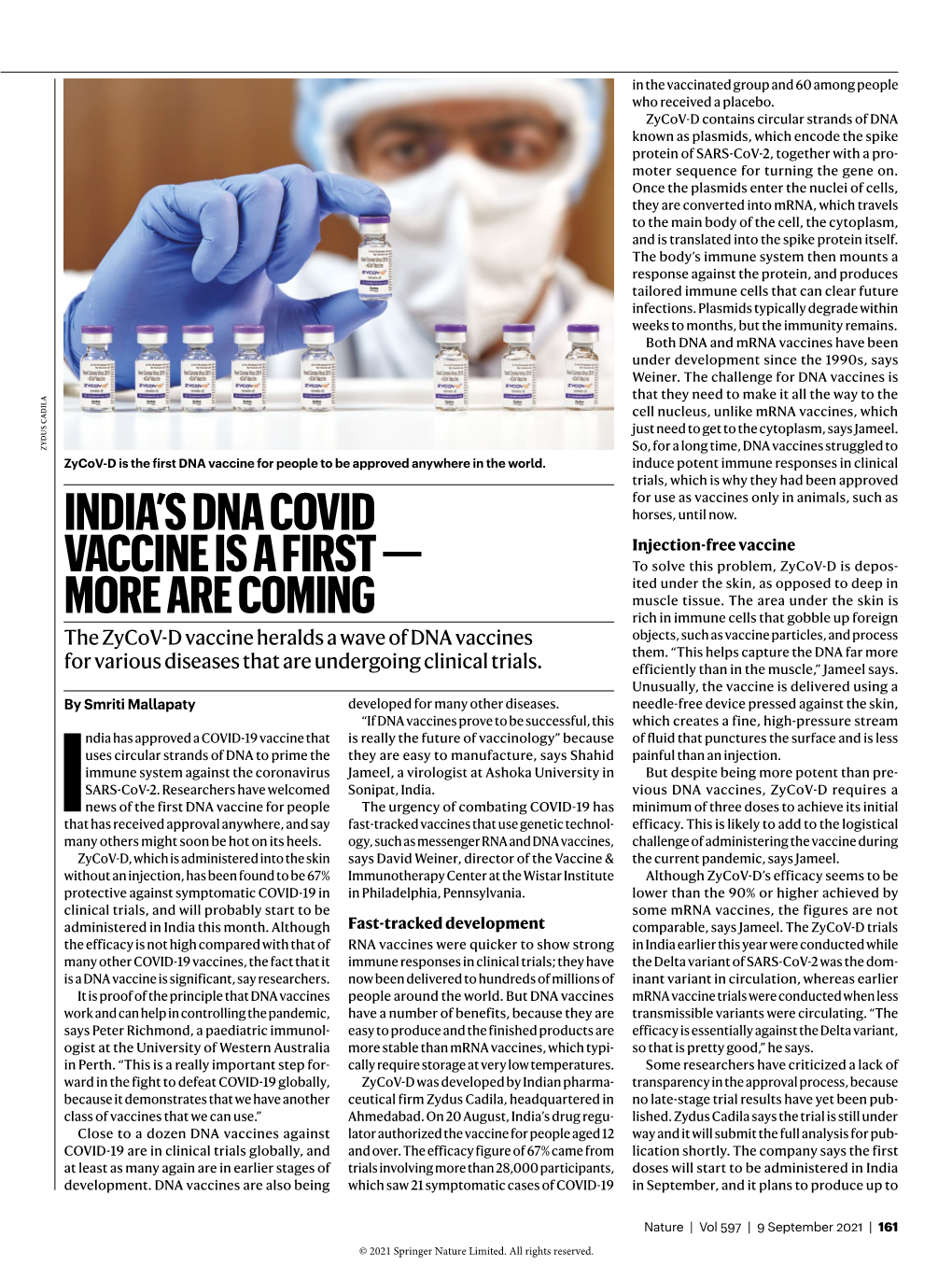 India's Dna Covid Vaccine Is a First — More Are Coming