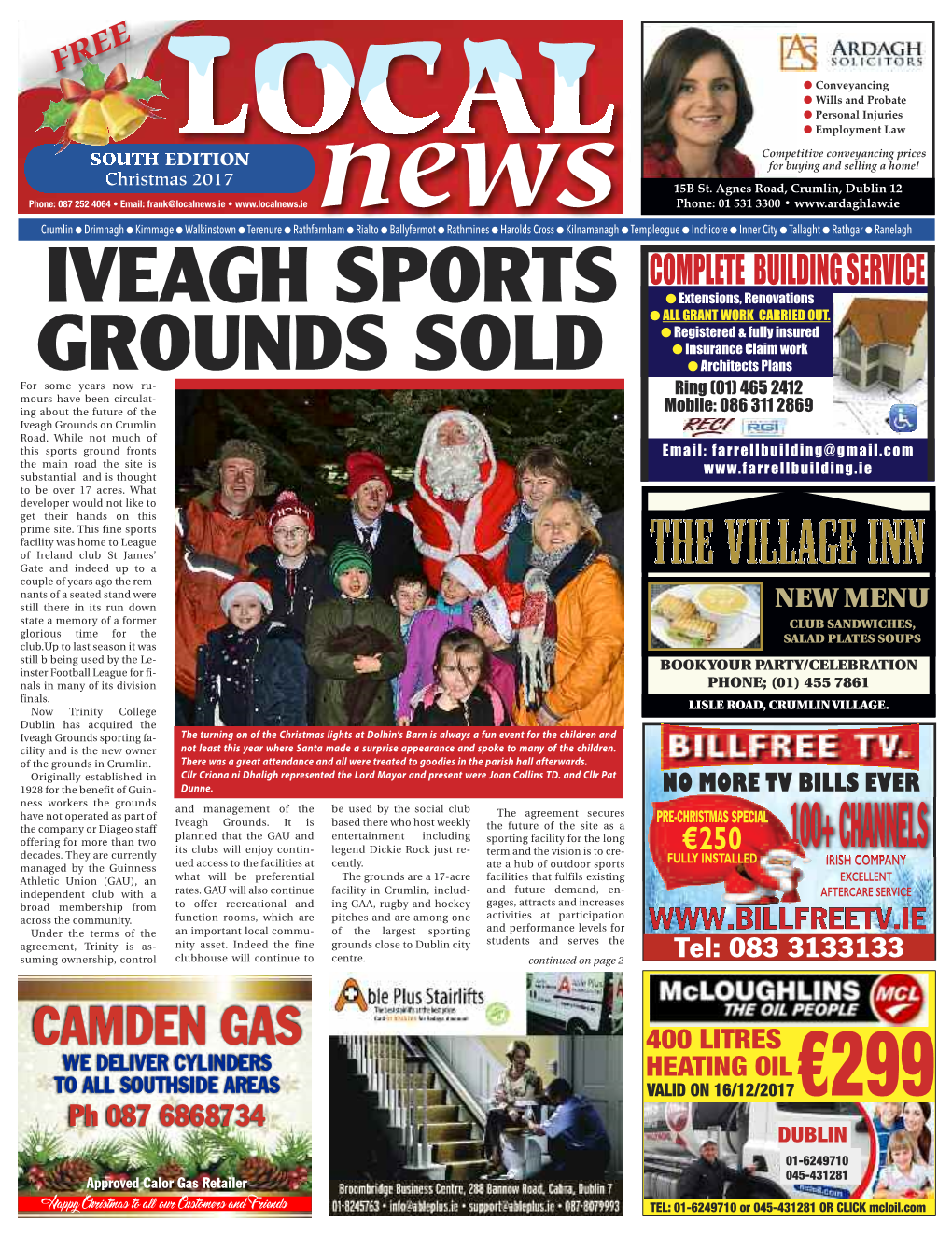 Iveagh Sports Grounds Sold