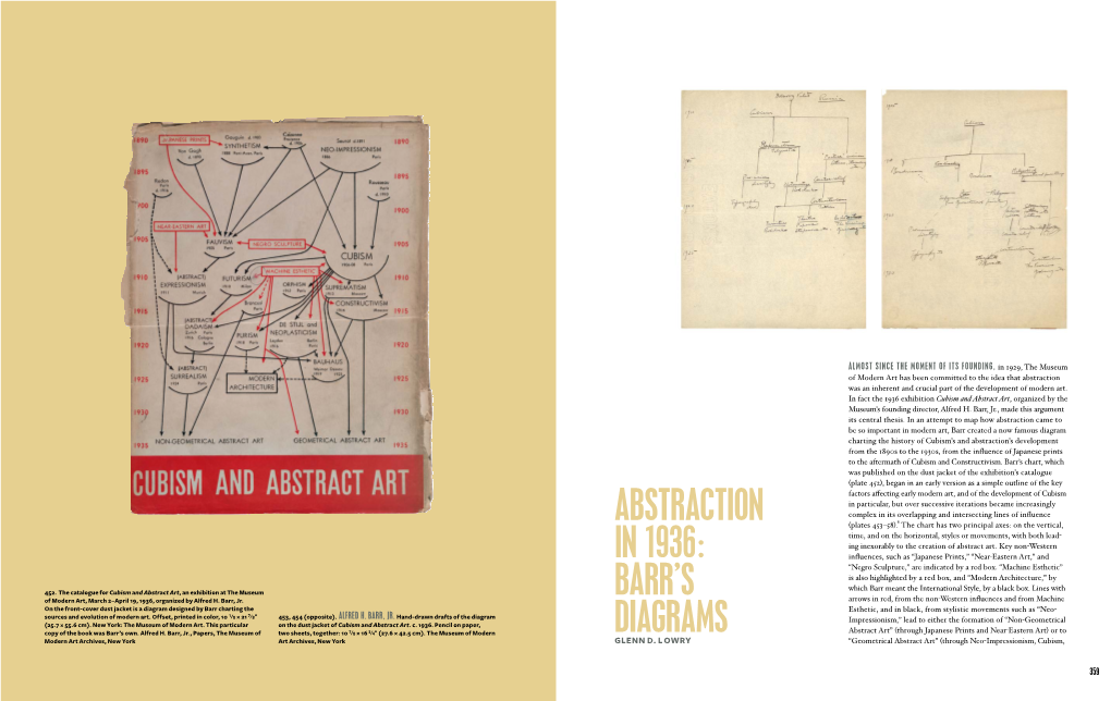 Abstraction in 1936: Barr's Diagrams