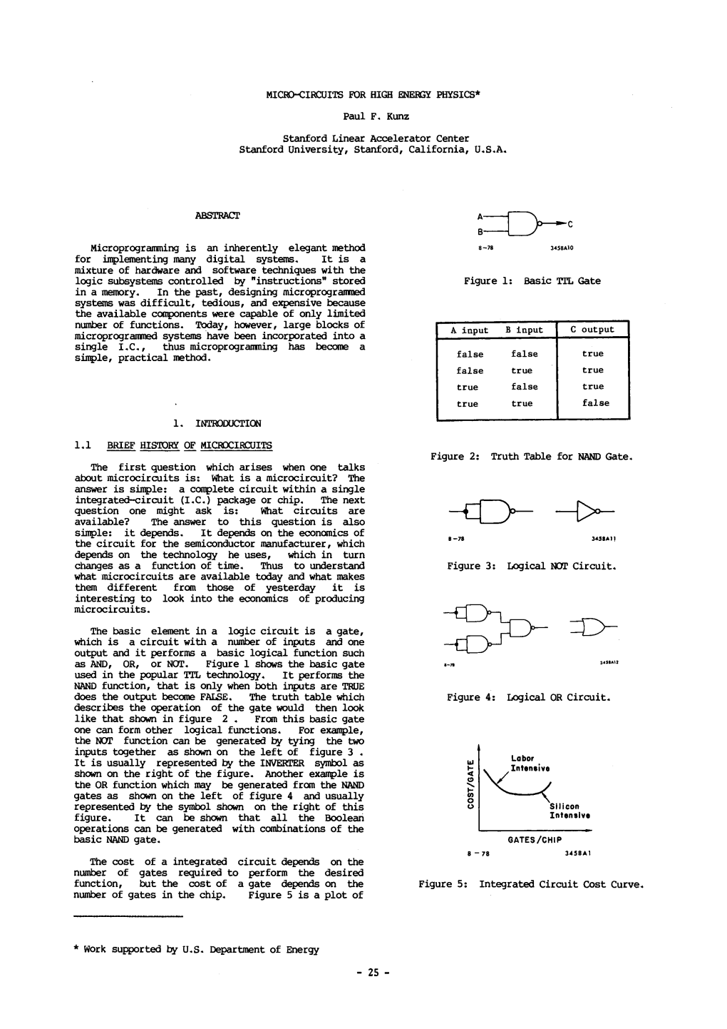 Micro-Circuits for High Energy Physics*