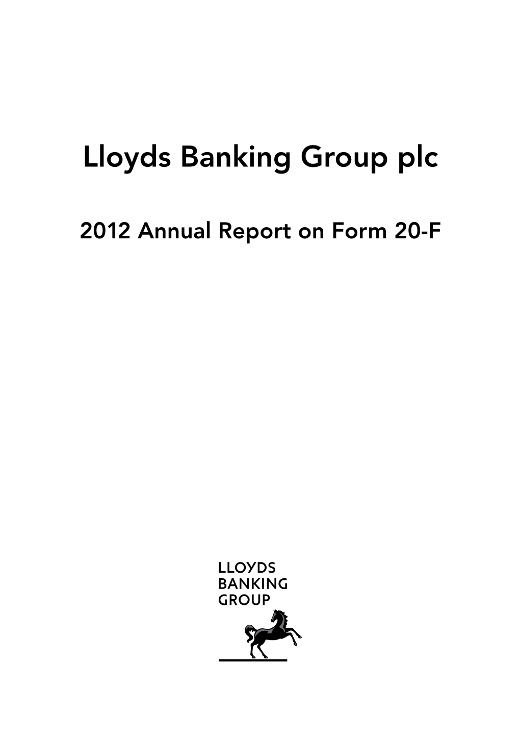 Form 20F (SEC Filing) 2012