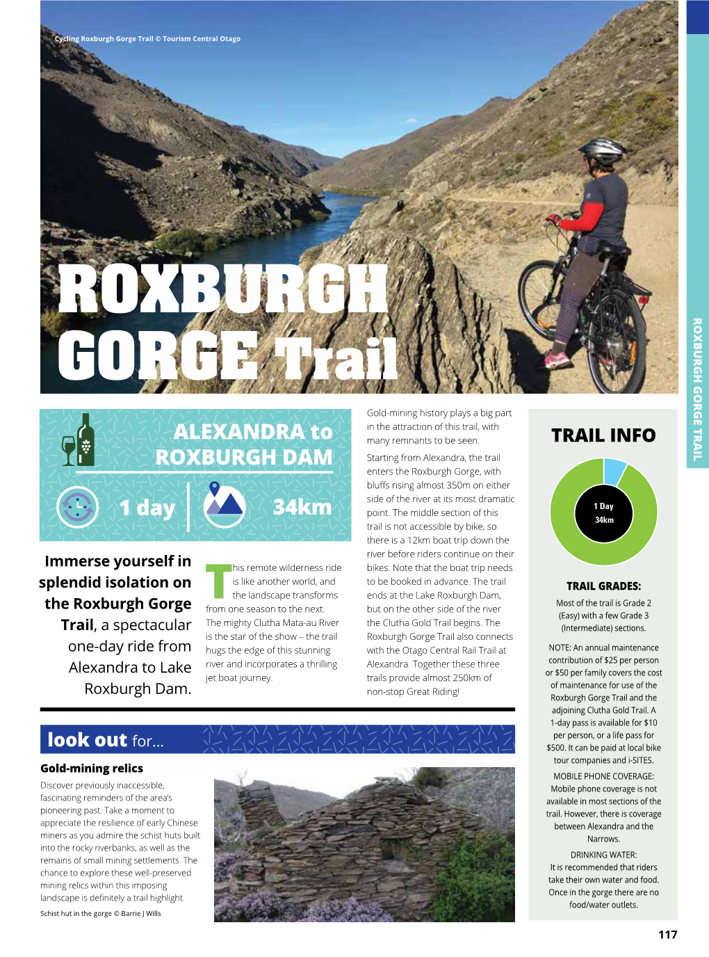 Roxburgh Gorge Trail © Tourism Central Otago