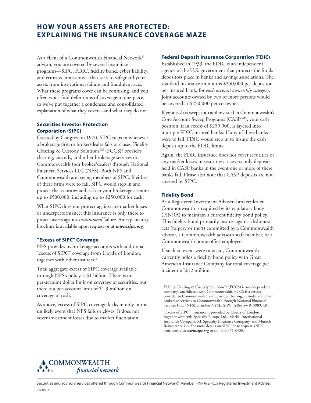 How Your Assets Are Protected: Explaining the Insurance Coverage Maze