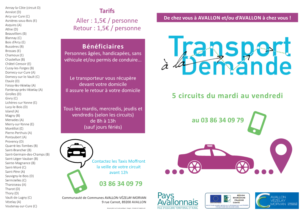 5 Circuits Du Mardi Au Vendredi