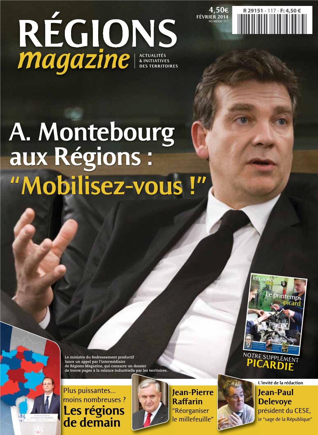 Arnaud Montebourg Dans Régions Magazine (Lire En P