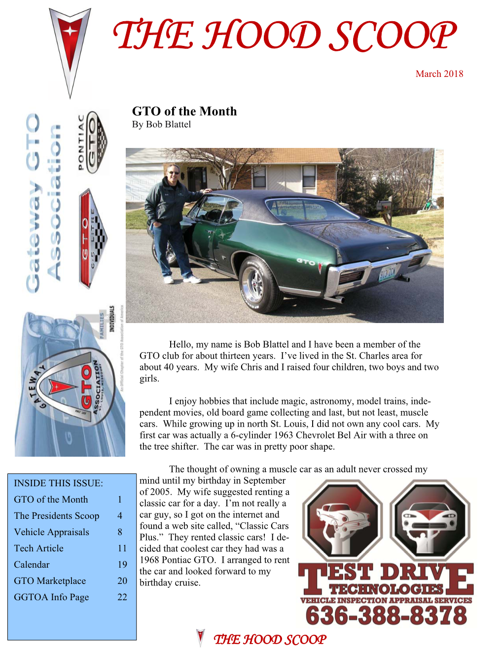 THE HOOD SCOOP March 2018