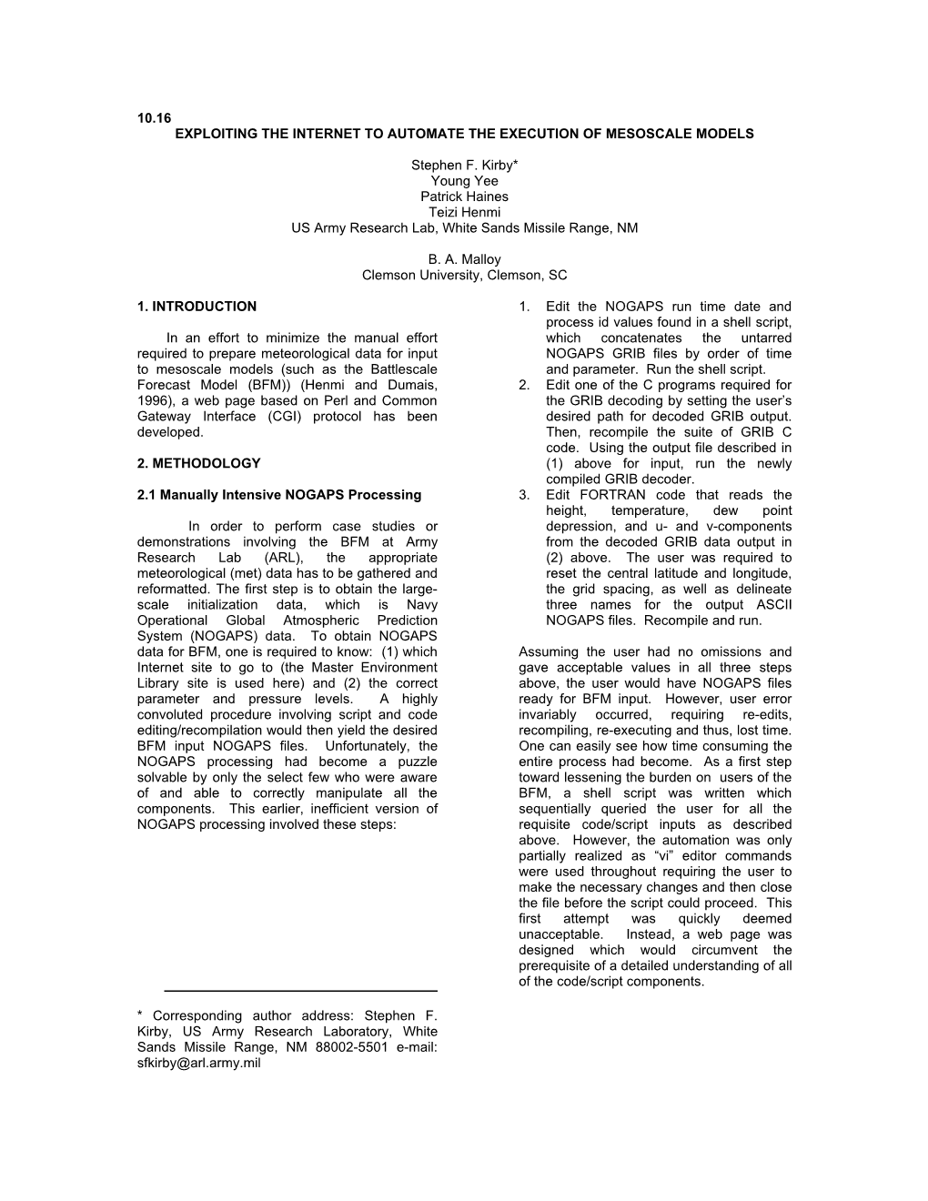 Exploiting the Internet to Automate the Execution of Mesoscale Models