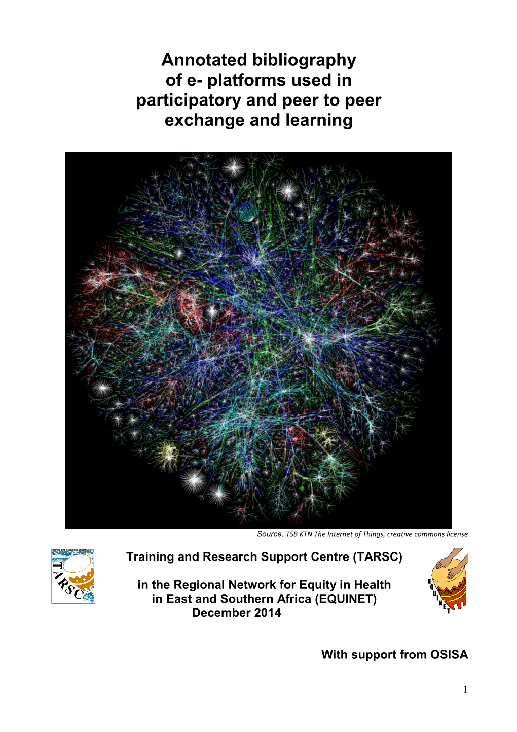 Platforms Used in Participatory and Peer to Peer Exchange and Learning