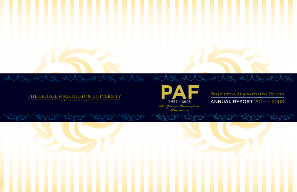 2007-2008 PAF Annual Report