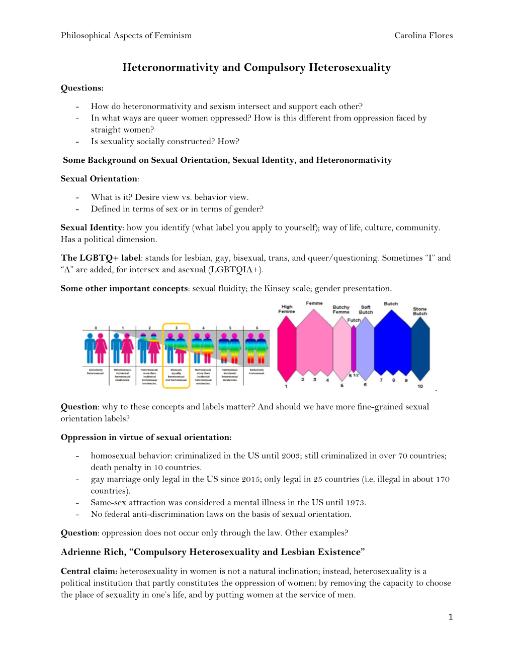 Heteronormativity and Compulsory Heterosexuality